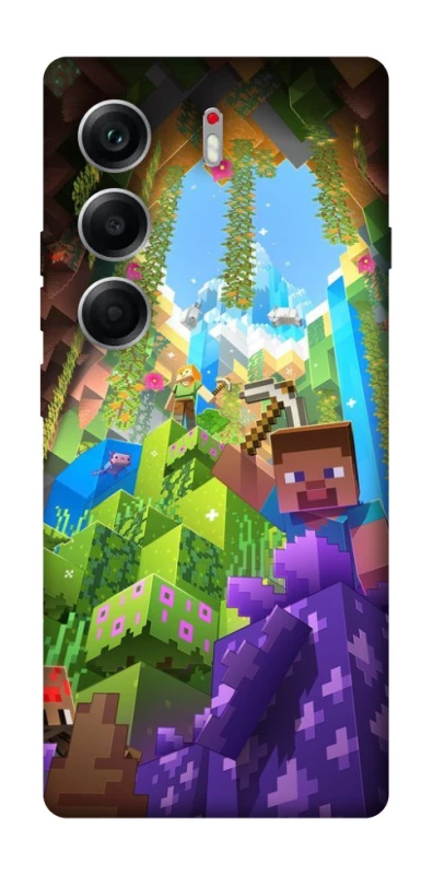 Чохол на Tecno Camon 40 Minecraft forever фото 1 з 1