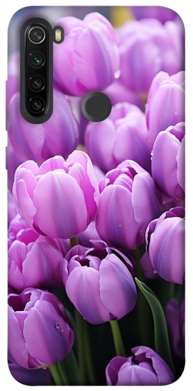 Чохол на Xiaomi Redmi Note 8T Фіолетові тюльпани фото 1 з 1