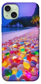 Чохол на Apple iPhone 15 Plus (6.7") Каміння світиться на березі фото 1 з 1