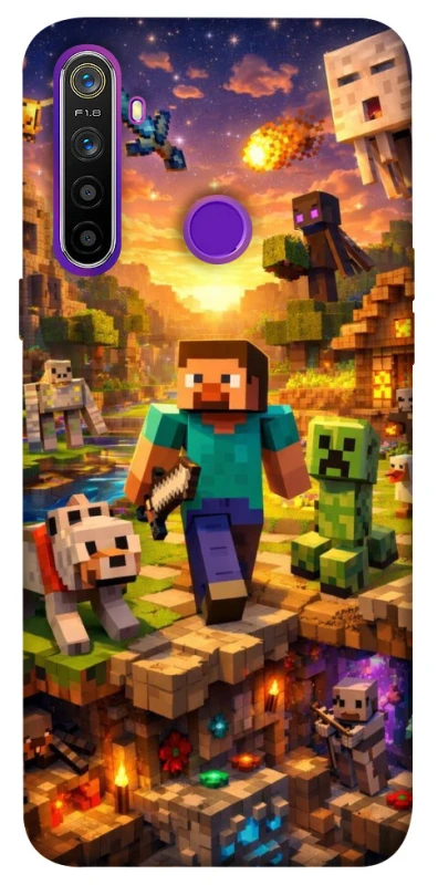 Чохол на Realme 5 Minecraft v6 фото 1 з 1