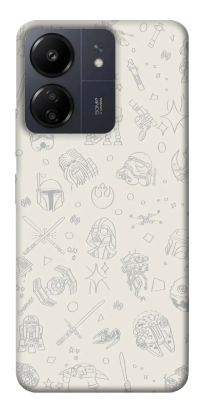 Чохол на Xiaomi Redmi 13C Star Wars background ver.1 фото 1 з 1
