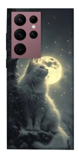 Чохол на Samsung Galaxy S22 Ultra Кіт під місяцем фото 1 з 1