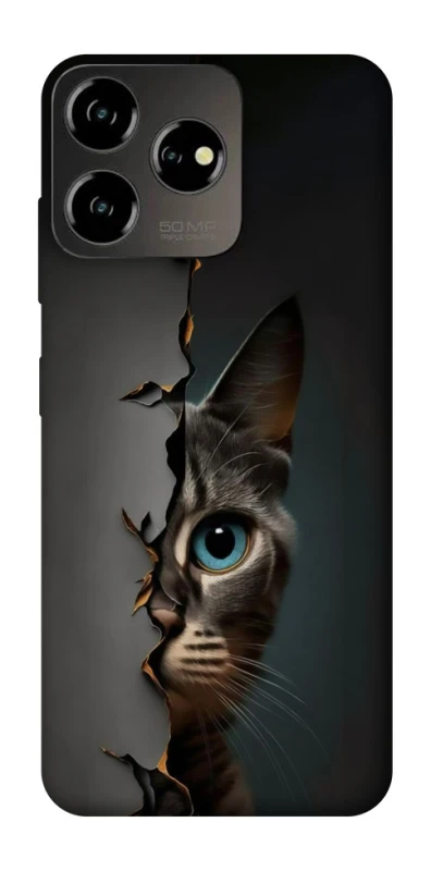 Чохол на ZTE Blade V50 Design 4G Кіт-підглядач v2 фото 1 з 1