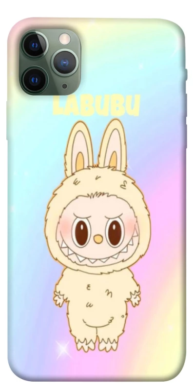 Чехол на Apple iPhone 11 Pro Max (6.5") Fluffy Rainbow Labubu фото 1 из 1