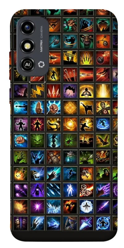 Чехол на ZTE Blade A53 Abilities menu ver.3 фото 1 из 1