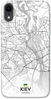 Чохол на Apple iPhone XR (6.1") Kiev white map фото 1 з 1