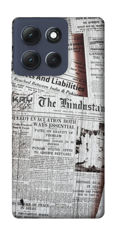 Чохол на Motorola Moto G86 Power Газети фото 1 з 1