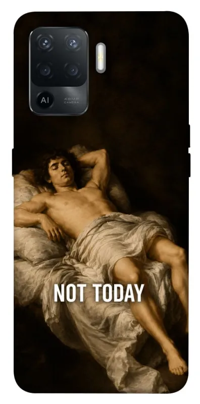 Чехол на Oppo Reno 5 Lite Not Today фото 1 из 1