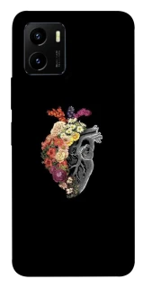 Чехол на Vivo Y15s Heart with flowers фото 1 из 1