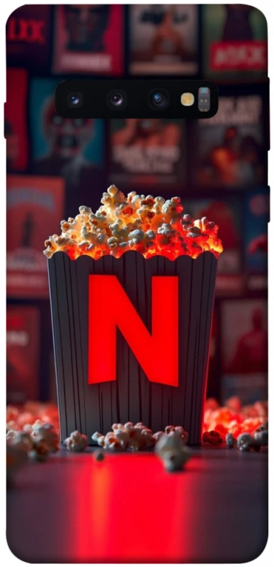 Чохол на Samsung Galaxy S10 Netflix and popcorn фото 1 з 1