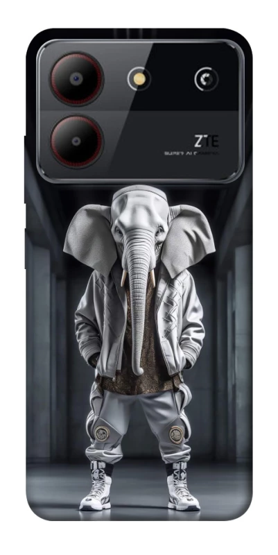 Чохол на ZTE Blade A54 4G Слон v2 фото 1 з 1