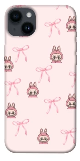 Чохол на Apple iPhone 14 Plus (6.7") Pink bows and Labubus фото 1 з 1