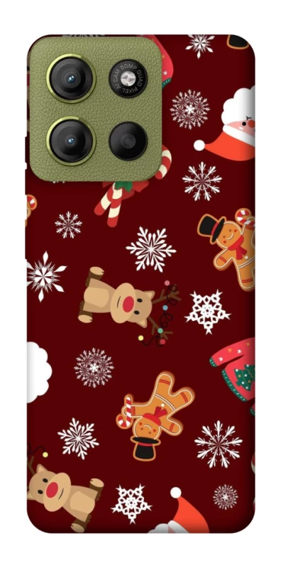 Чехол на Motorola Moto G15 4G Новогодний v6 фото 1 из 1