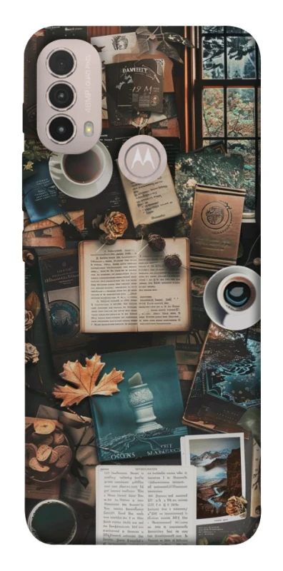 Чохол на Motorola Moto E40 Autumn collage фото 1 з 1