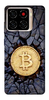 Чохол на ZTE Blade A56 Bitcoin cracks фото 1 з 1