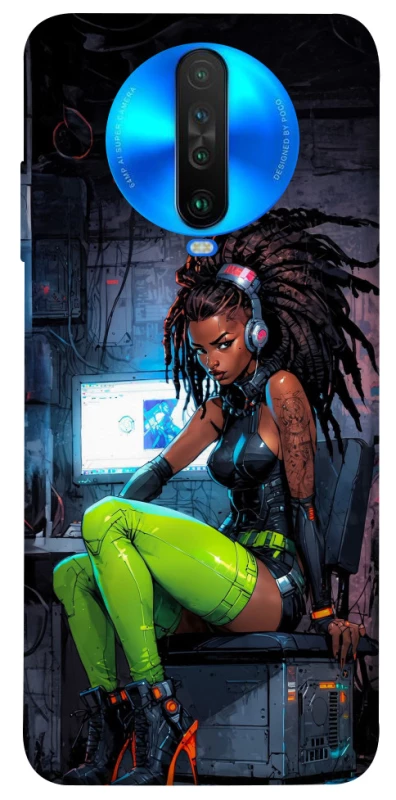Чохол на Xiaomi Poco X2 Cyber girl фото 1 з 1