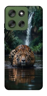 Чохол на Motorola Moto G56 5G Leopard in water фото 1 з 1