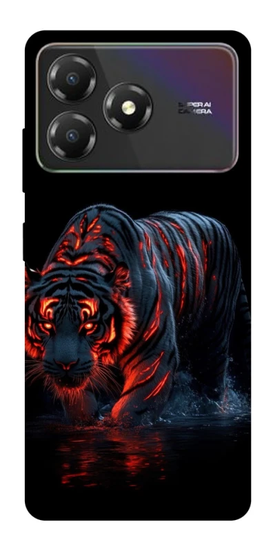 Чехол на ZTE Blade A36 fire tiger фото 1 из 1