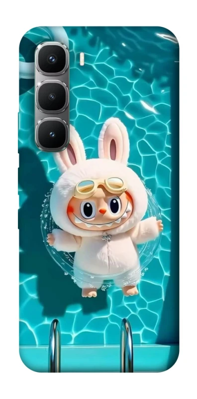 Чохол на Infinix Hot 60 Pro Labubu in the pool ver.2 фото 1 з 1