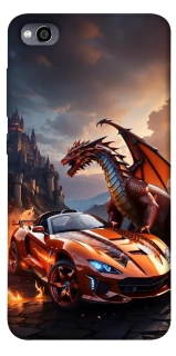 Чехол на Xiaomi Redmi 4a Сar and dragon фото 1 из 1