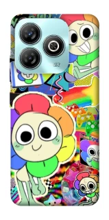 Чохол на ZTE Blade A75 4G Dandy world collage фото 1 з 1