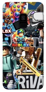 Чохол на Samsung Galaxy S9 Roblox collage ver.1 фото 1 з 1
