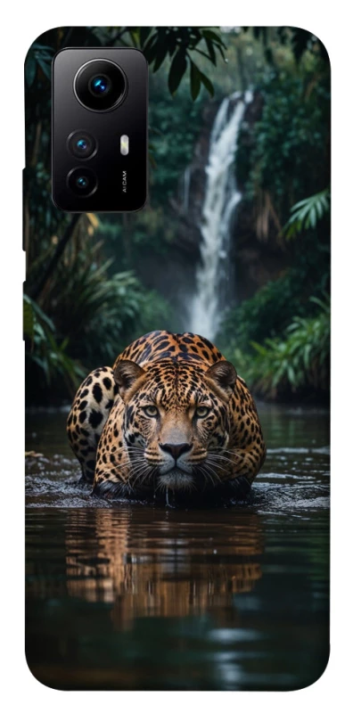 Чехол на Xiaomi Redmi Note 12S Leopard in water фото 1 из 1