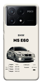 Чохол на Xiaomi Poco X6 BMW M5 E60 фото 1 з 1