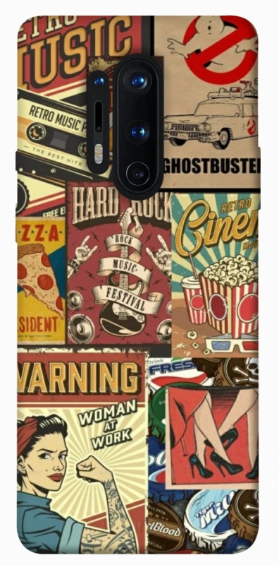 Чохол на OnePlus 8 Pro Retro collage ver.2 фото 1 з 1