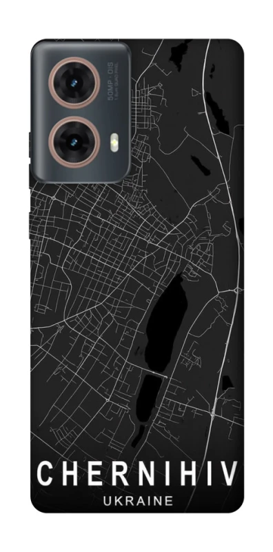 Чохол на Motorola Moto G85 Chernihiv map фото 1 з 1