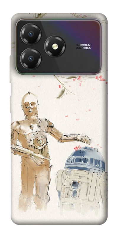 Чохол на ZTE Blade A36 Star Wars robots фото 1 з 1