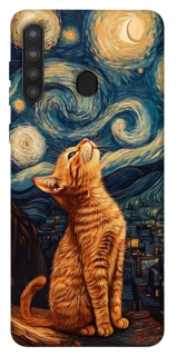Чохол на Samsung Galaxy A21 van gogh cat фото 1 з 1