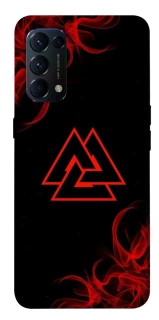 Чехол на Oppo Reno 5 4G Валькнут фото 1 из 1