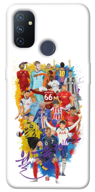 Чохол на OnePlus Nord N100 Football Abstract v2 фото 1 з 1