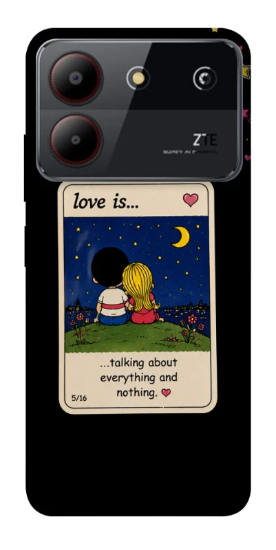 Чохол на ZTE Blade A54 4G Love is ver.6 фото 1 з 1