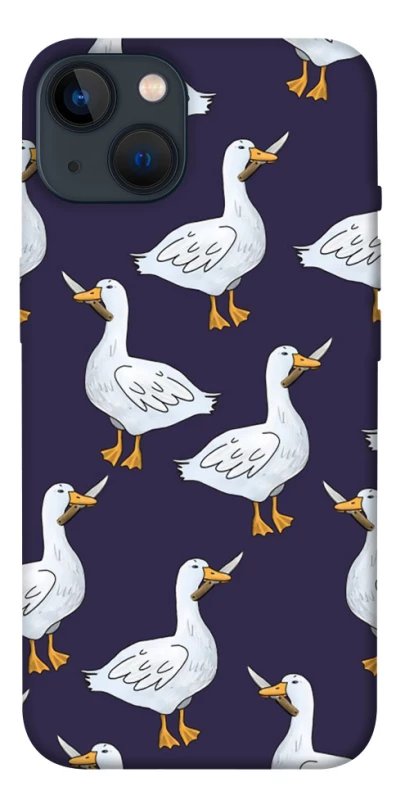 Чехол на Apple iPhone 13 (6.1") Гуси с претензией фото 1 из 1