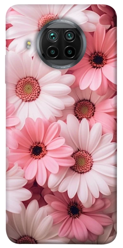 Чехол на Xiaomi Mi 10T Lite / Redmi Note 9 Pro 5G Розовые цветы v2 фото 1 из 1