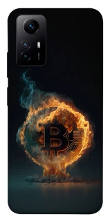 Чохол на Xiaomi Redmi Note 12S Fire Bitcoin фото 1 з 1