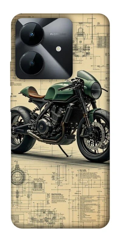 Чехол на Realme Note 60x Bike model фото 1 из 1