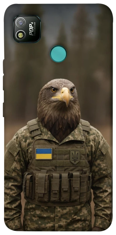 Чехол на TECNO POP 4 Орел защитник фото 1 из 1