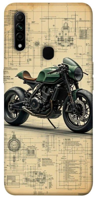 Чехол на Oppo A31 Bike model фото 1 из 1