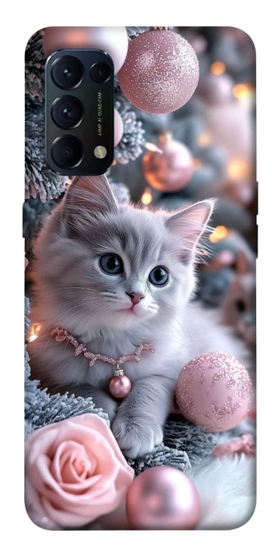 Чохол на Oppo Reno 5 4G Christmas Kitty фото 1 з 1