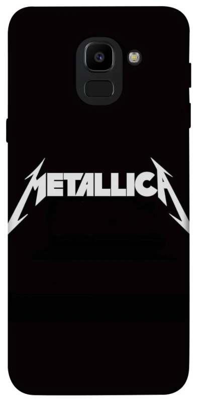 Чехол на Samsung J600F Galaxy J6 (2018) Metallica logo фото 1 Чехол на Samsung J600F Galaxy J6 (2018) Metallica logo фото 1 из 1