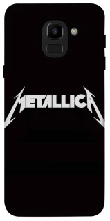 Чехол на Samsung J600F Galaxy J6 (2018) Metallica logo фото 1 Чехол на Samsung J600F Galaxy J6 (2018) Metallica logo фото 1 из 1