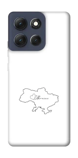 Чехол на Motorola Moto G86 Ukraine map фото 1 из 1