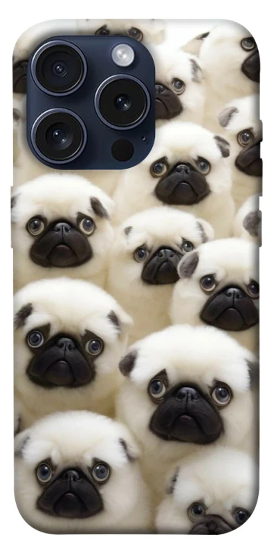 Чохол на Apple iPhone 15 Pro (6.1") Doggy Pug Love фото 1 з 1