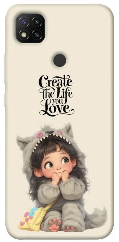 Чохол на Xiaomi Redmi 9C Create the life you love фото 1 з 1