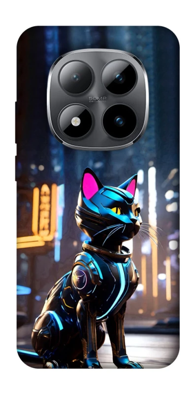 Чехол на Xiaomi Redmi Note 15 Pro 5G Cyber cat фото 1 из 1