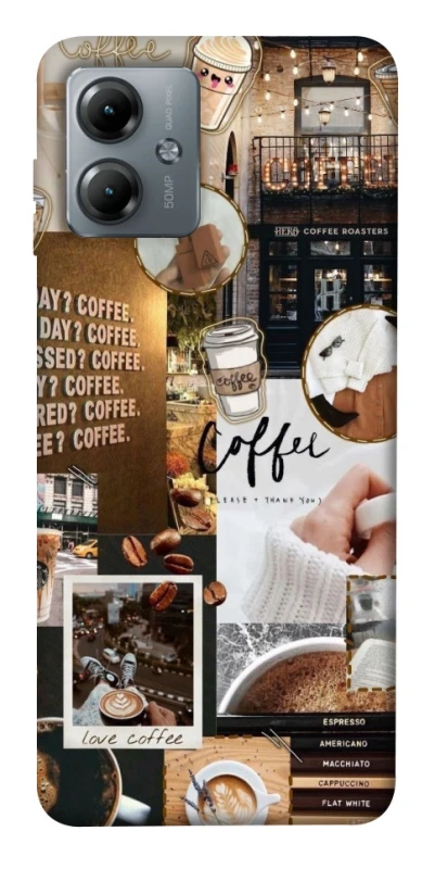Чохол на Motorola Moto G14 Coffee vibes фото 1 з 1