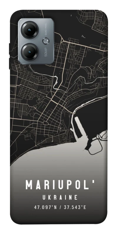 Чохол на Motorola Moto G14 Mariupol map фото 1 з 1